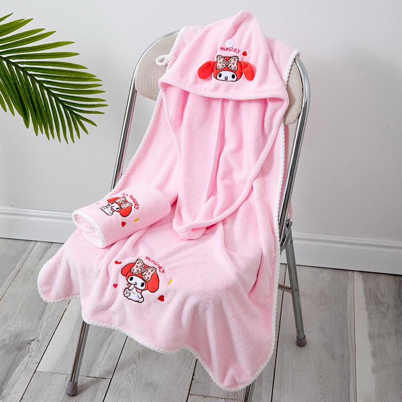 TOALLAS SET X3 KUROMI Y MELODY PERSONAJE